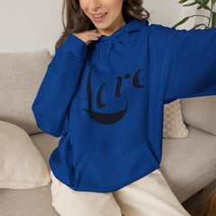 Heavy Blend™ Hooded Sweatshirt "Love" black font
