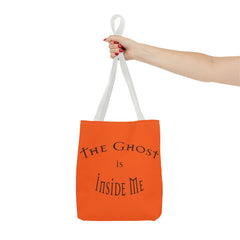Christian Halloween Tote Bag, The Ghost is Inside Me, Halloween Satire, Halloween Tote, Halloween Christian Bag