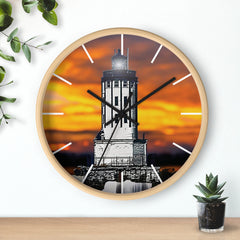 Wall Clock "Angels Gate Sunset"