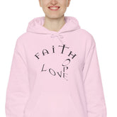 Heavy Blend Hooded Sweatshirt "Faith, Hope, Love"