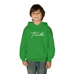 Kids Faith Hoodie | Christian Youth Sweatshirt | Gildan