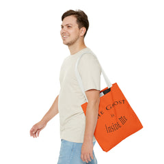 Christian Halloween Tote Bag, The Ghost is Inside Me, Halloween Satire, Halloween Tote, Halloween Christian Bag