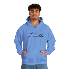 Heavy Blend Hooded Sweatshirt "Faith Cross"