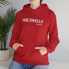Heavy Blend™ Hoodie Sweatshirt "She Dwells" mistic