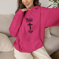 Heavy Blend Hooded Sweatshirt "Peace Sign"