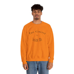 Heavy Blend Crewneck Sweatshirt "The Ghost is Inside Me" w