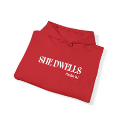 Heavy Blend™ Hoodie Sweatshirt "She Dwells" mistic