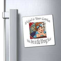 Inspirational Magnets, Faith-Based Home Accent, Funny Kitchen Decor, Gift for Pilots, , Unique Housewarming Gift
