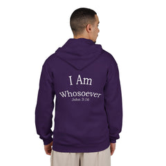 Christian Zip Hoodie — "I Am Whosoever" John 3:16 Full-Zip Sweatshirt