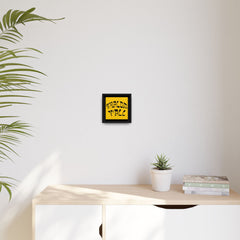 Square Framed Premium Gallery Wrap Canvas "Shalom Y'All"