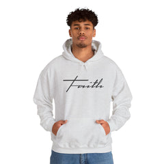 Heavy Blend Hooded Sweatshirt "Faith Cross"
