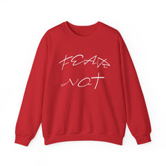 "Fear Not" Inspirational Christian Sweatshirt - Comfy Faith-Based Crewneck
