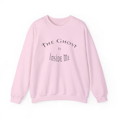 Heavy Blend Crewneck Sweatshirt "The Ghost is Inside Me" w