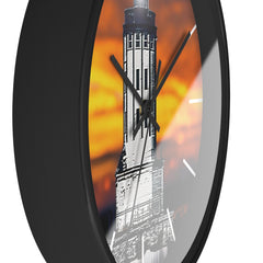 Wall Clock "Angels Gate Sunset"