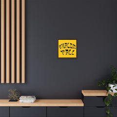 Square Framed Premium Gallery Wrap Canvas "Shalom Y'All"