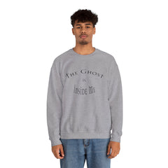 Heavy Blend Crewneck Sweatshirt "The Ghost is Inside Me" w