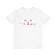 Bella & Canvas Jersey Short Sleeve Tee "Merry Christmas" Font 2