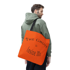 Christian Halloween Tote Bag, The Ghost is Inside Me, Halloween Satire, Halloween Tote, Halloween Christian Bag