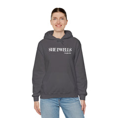 Heavy Blend™ Hoodie Sweatshirt "She Dwells" mistic