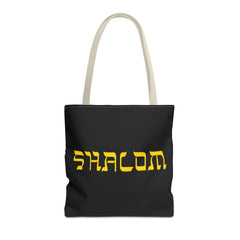 Shalom Tote Bag | Hebrew Font