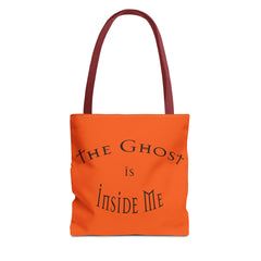 Christian Halloween Tote Bag, The Ghost is Inside Me, Halloween Satire, Halloween Tote, Halloween Christian Bag