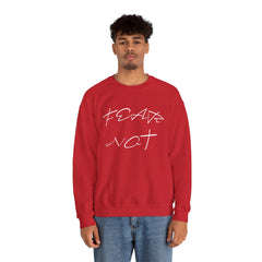 "Fear Not" Inspirational Christian Sweatshirt - Comfy Faith-Based Crewneck