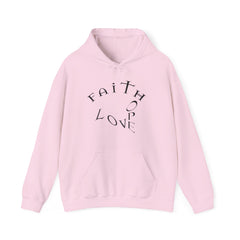 Heavy Blend Hooded Sweatshirt "Faith, Hope, Love"