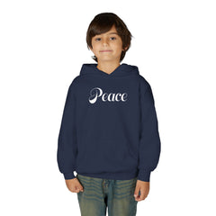 Kids Peace Hoodie | Christian Youth Sweatshirt | Gildan