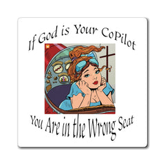 Inspirational Magnets, Faith-Based Home Accent, Funny Kitchen Decor, Gift for Pilots, , Unique Housewarming Gift