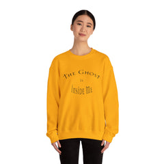 Heavy Blend Crewneck Sweatshirt "The Ghost is Inside Me" w