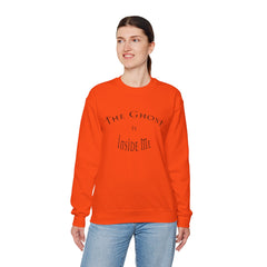 Heavy Blend Crewneck Sweatshirt "The Ghost is Inside Me" w