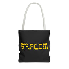Shalom Tote Bag | Hebrew Font