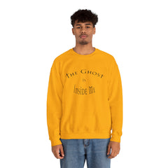 Heavy Blend Crewneck Sweatshirt "The Ghost is Inside Me" w