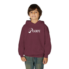 Kids Peace Hoodie | Christian Youth Sweatshirt | Gildan