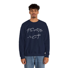 "Fear Not" Inspirational Christian Sweatshirt - Comfy Faith-Based Crewneck