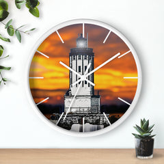 Wall Clock "Angels Gate Sunset"