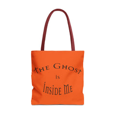 Christian Halloween Tote Bag, The Ghost is Inside Me, Halloween Satire, Halloween Tote, Halloween Christian Bag