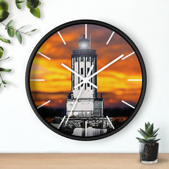 Wall Clock "Angels Gate Sunset"