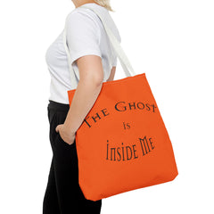 Christian Halloween Tote Bag, The Ghost is Inside Me, Halloween Satire, Halloween Tote, Halloween Christian Bag