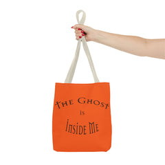 Christian Halloween Tote Bag, The Ghost is Inside Me, Halloween Satire, Halloween Tote, Halloween Christian Bag