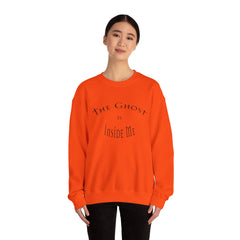 Heavy Blend Crewneck Sweatshirt "The Ghost is Inside Me" w