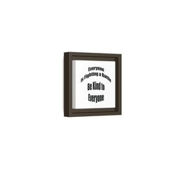 Everyone Battles Be Kind Framed Canvas Wall Art Inspirational Christian Decor