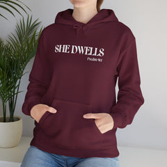 Heavy Blend™ Hoodie Sweatshirt "She Dwells" mistic