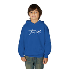 Kids Faith Hoodie | Christian Youth Sweatshirt | Gildan