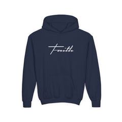 Kids Faith Hoodie | Christian Youth Sweatshirt | Gildan
