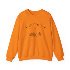 Heavy Blend Crewneck Sweatshirt "The Ghost is Inside Me" w