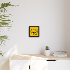 Square Framed Premium Gallery Wrap Canvas "Shalom Y'All"