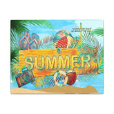 Canvas Gallery Wrap "Palm Summer"