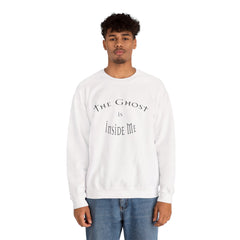 Heavy Blend Crewneck Sweatshirt "The Ghost is Inside Me" w