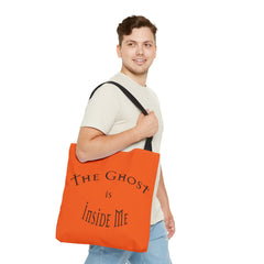 Christian Halloween Tote Bag, The Ghost is Inside Me, Halloween Satire, Halloween Tote, Halloween Christian Bag